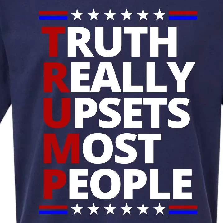 Trump Really Upsets Most People Political Sueded Cloud Jersey T-Shirt