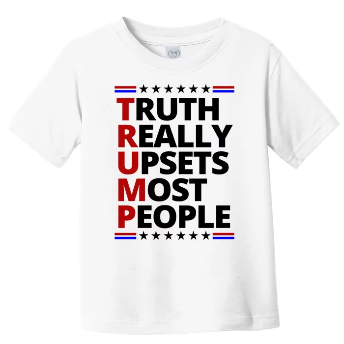 Trump Really Upsets Most People Political Toddler T-Shirt