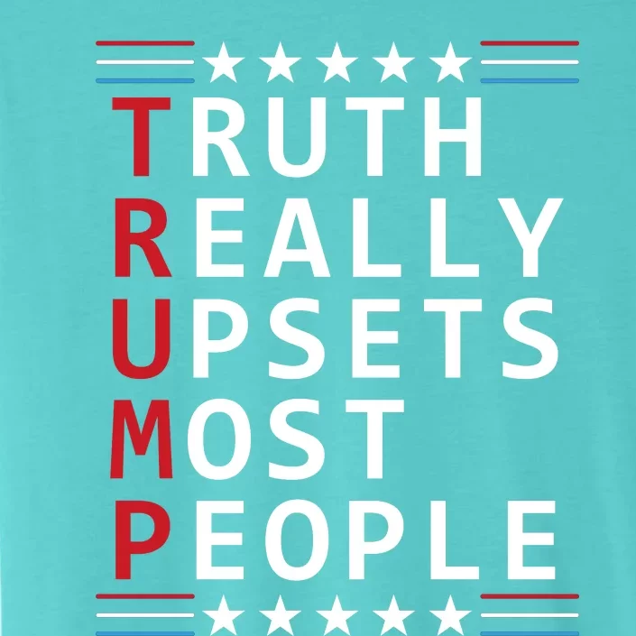 Truth Really Upsets Most People Trump 2024 ChromaSoft Performance T-Shirt