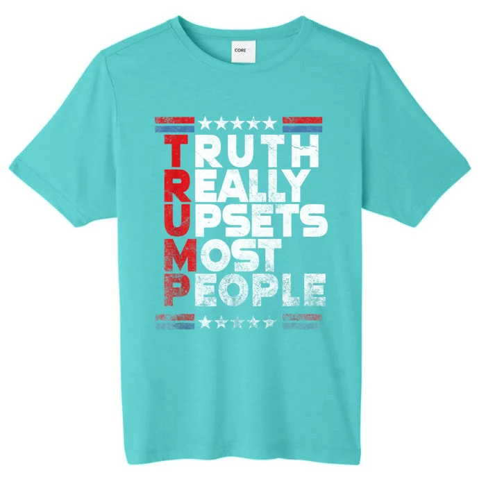 Truth Really Upsets Most People Design Vintage Flag ChromaSoft Performance T-Shirt