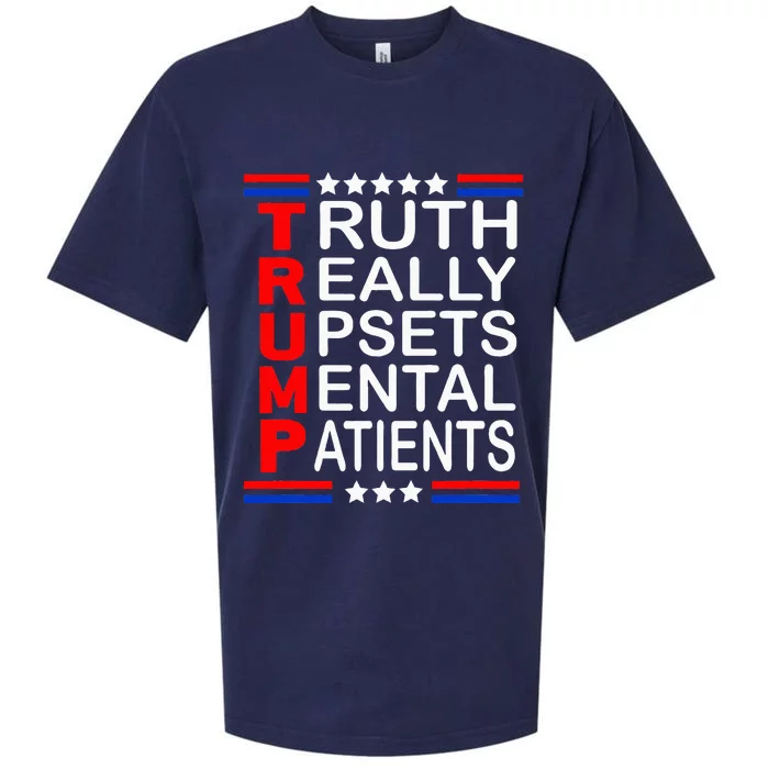 Trump Really Upsets Mental Patients Sueded Cloud Jersey T-Shirt