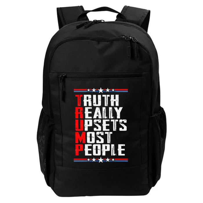 Truth Really Upsets Most People Trump Daily Commute Backpack