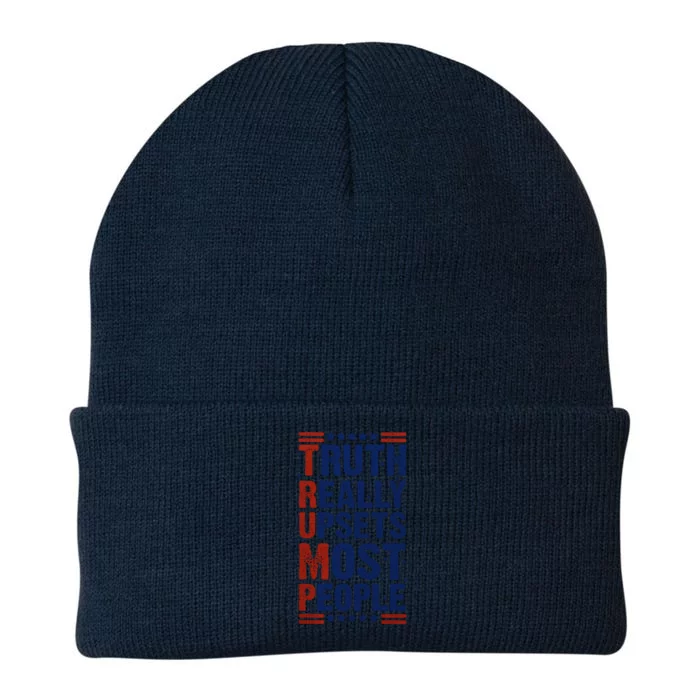 Truth Really Upsets Most People Knit Cap Winter Beanie