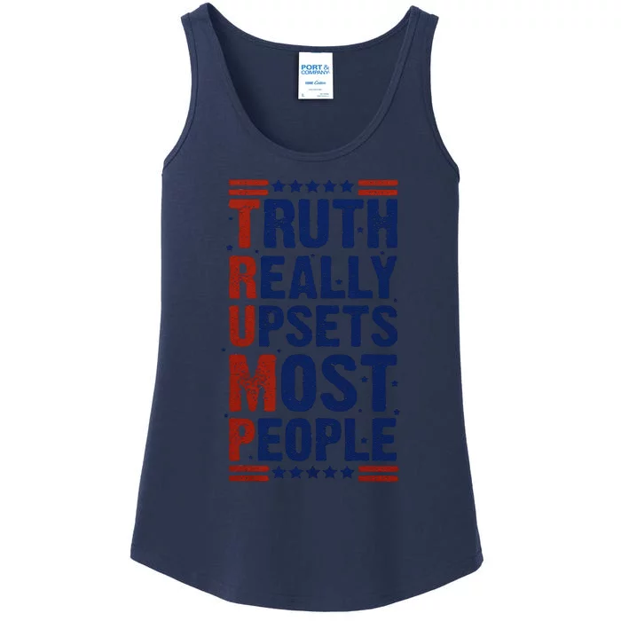 Truth Really Upsets Most People Ladies Essential Tank