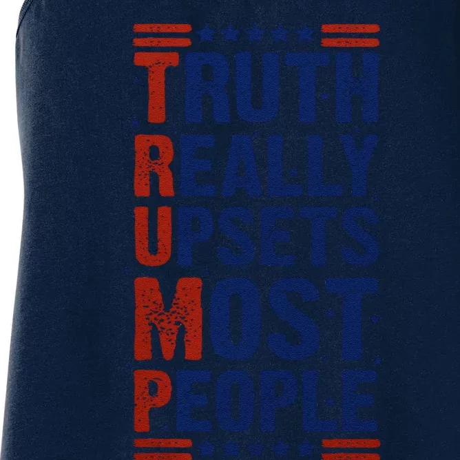 Truth Really Upsets Most People Women's Racerback Tank