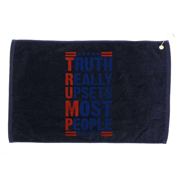 Truth Really Upsets Most People Grommeted Golf Towel