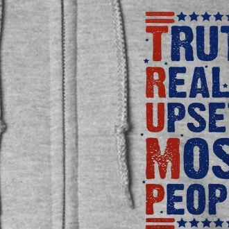 Truth Really Upsets Most People Full Zip Hoodie