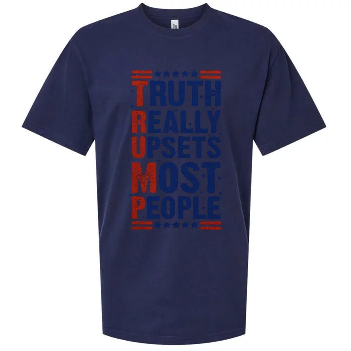 Truth Really Upsets Most People Sueded Cloud Jersey T-Shirt