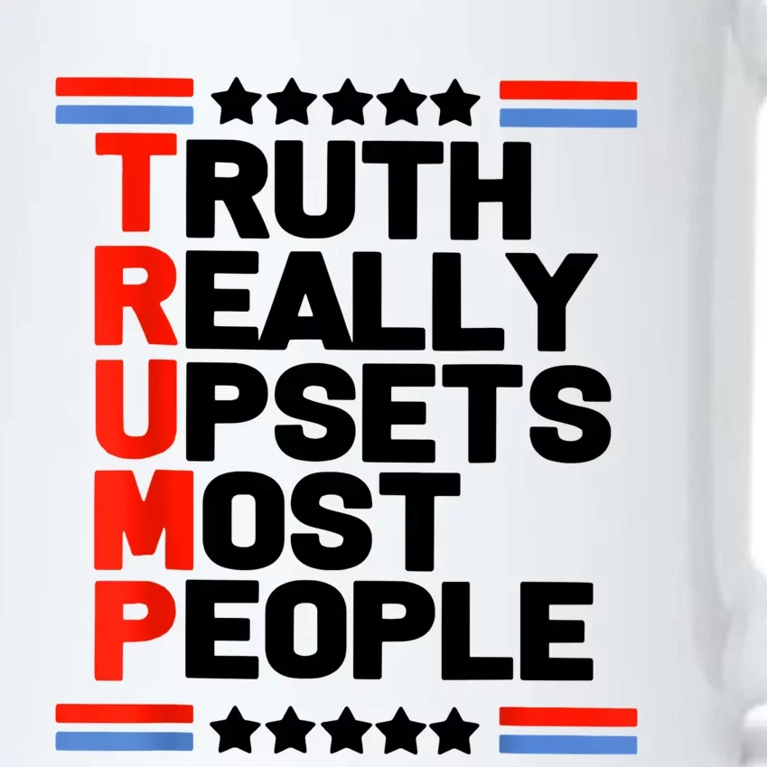 Truth Really Upsets Most People Trump 2024 Black Color Changing Mug