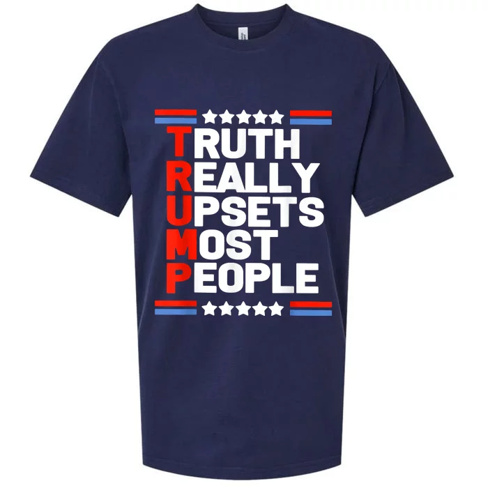 Truth Really Upsets Most People Trump 2024 Sueded Cloud Jersey T-Shirt