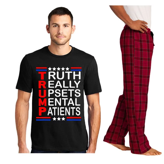 Trump Really Upsets Mental Patients Pajama Set