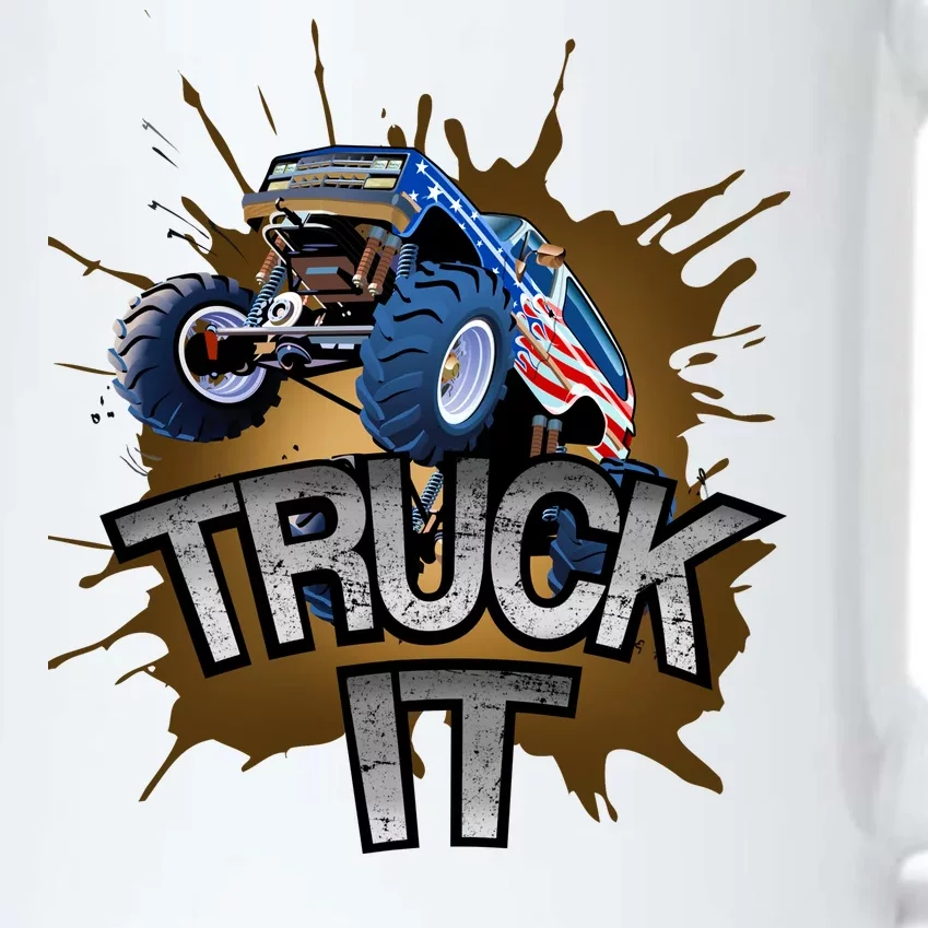 Truck It American Monster Truck Black Color Changing Mug