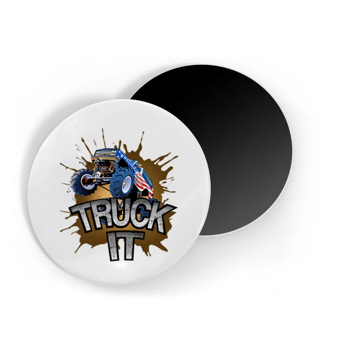 Truck It American Monster Truck Magnet