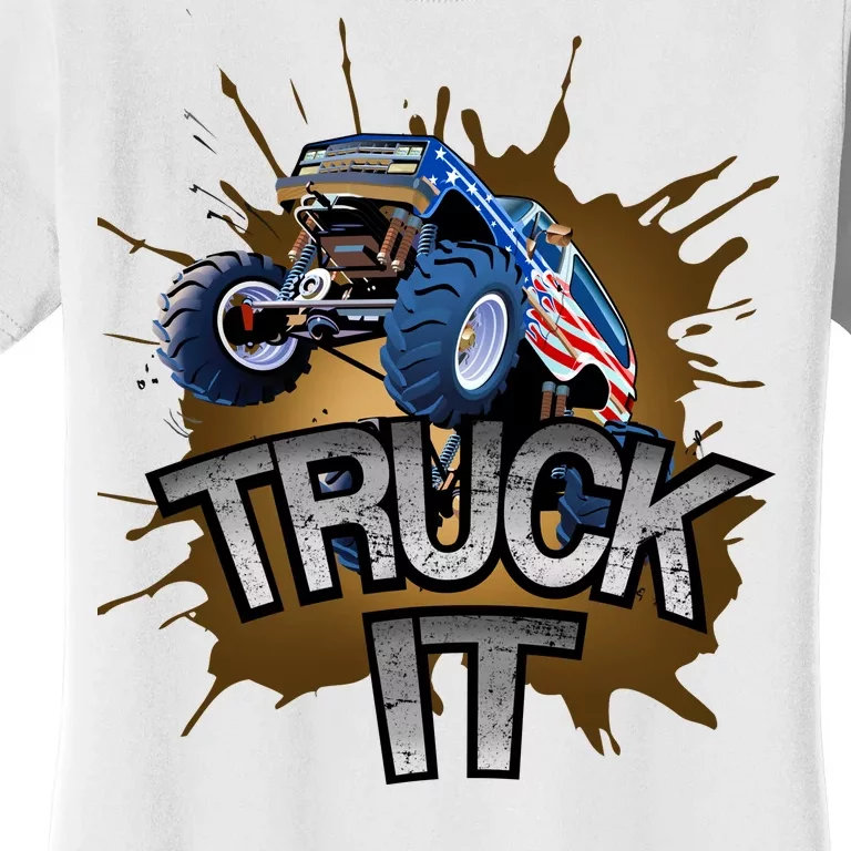 Truck It American Monster Truck Women's T-Shirt