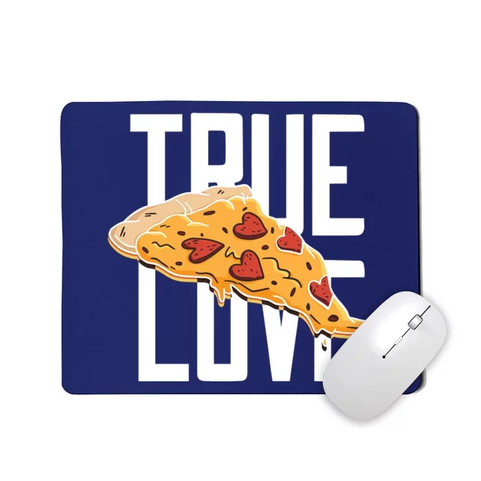 True Love Heart Pizza Mousepad