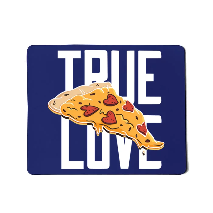 True Love Heart Pizza Mousepad