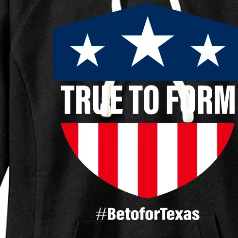 True To Form Beto for Texas American Shield Women's Fleece Hoodie