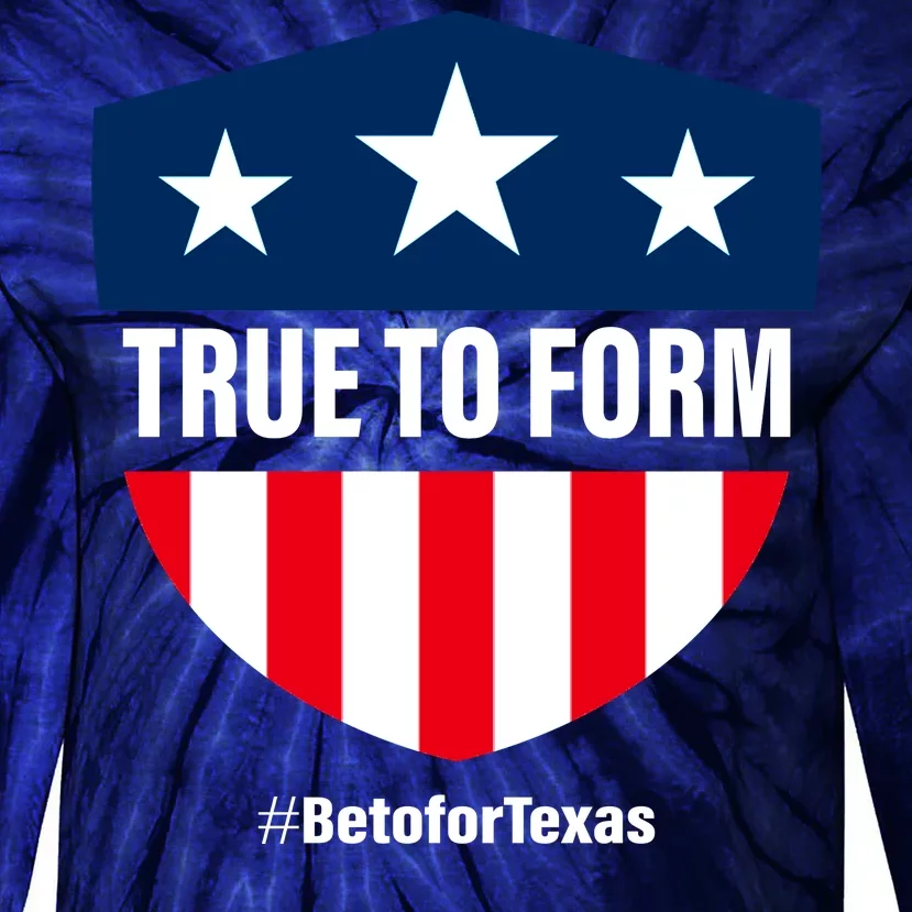 True To Form Beto for Texas American Shield Tie-Dye Long Sleeve Shirt