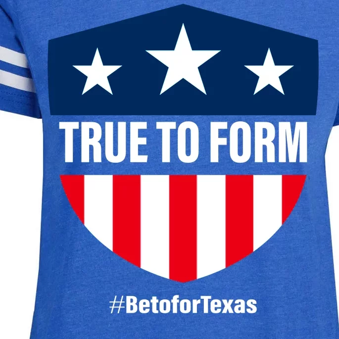 True To Form Beto for Texas American Shield Enza Ladies Jersey Football T-Shirt