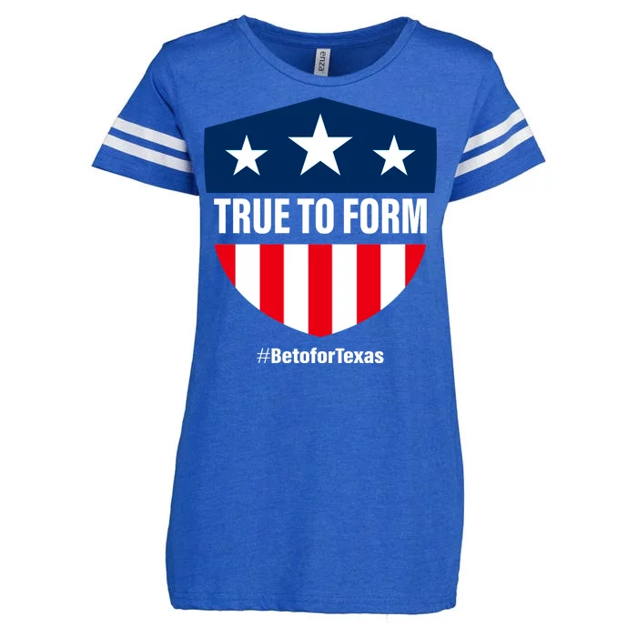 True To Form Beto for Texas American Shield Enza Ladies Jersey Football T-Shirt