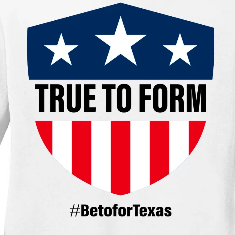 True To Form Beto for Texas American Shield Ladies Long Sleeve Shirt