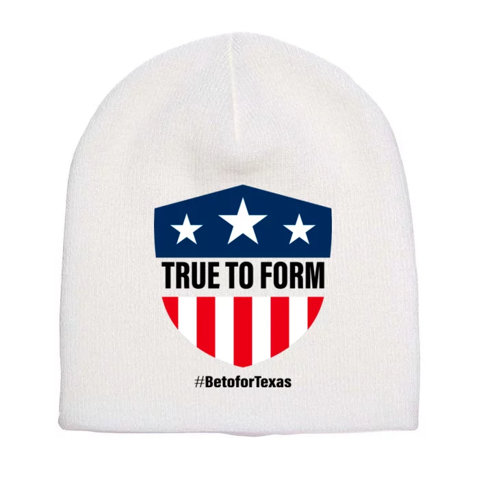 True To Form Beto for Texas American Shield Short Acrylic Beanie