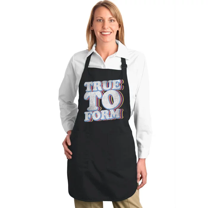 True To Form Retro Beto Full-Length Apron With Pocket