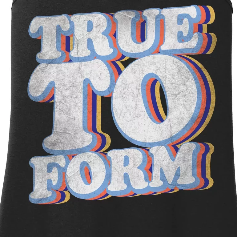 True To Form Retro Beto Ladies Essential Tank