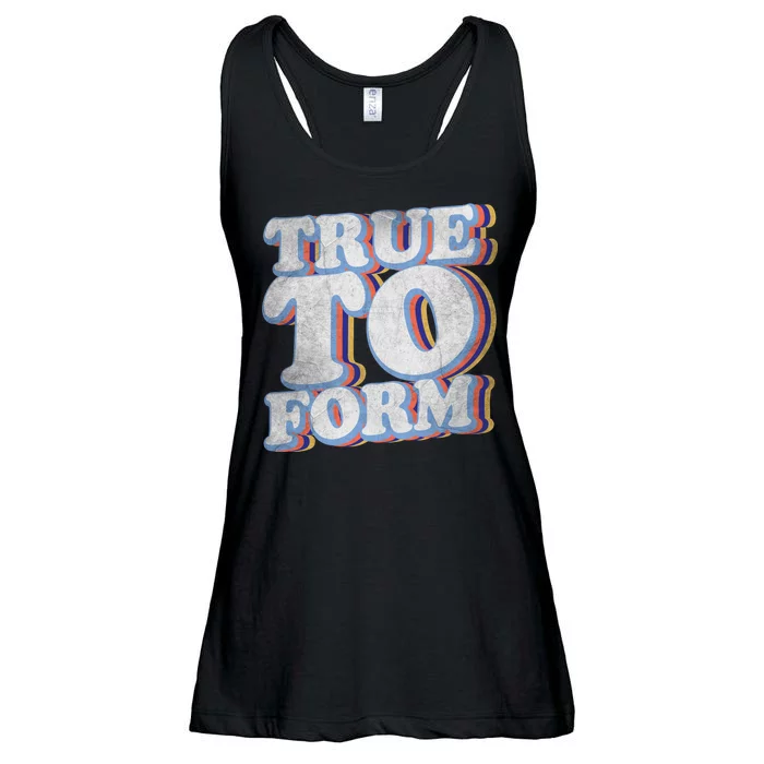 True To Form Retro Beto Ladies Essential Flowy Tank