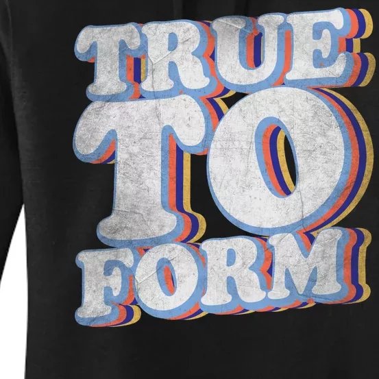 True To Form Retro Beto Women's Pullover Hoodie