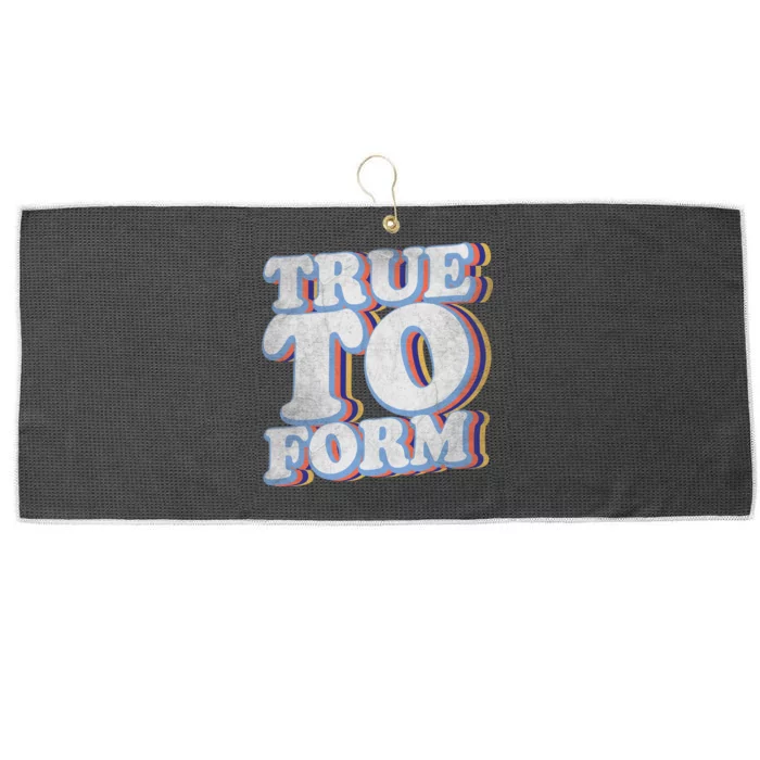 True To Form Retro Beto Large Microfiber Waffle Golf Towel