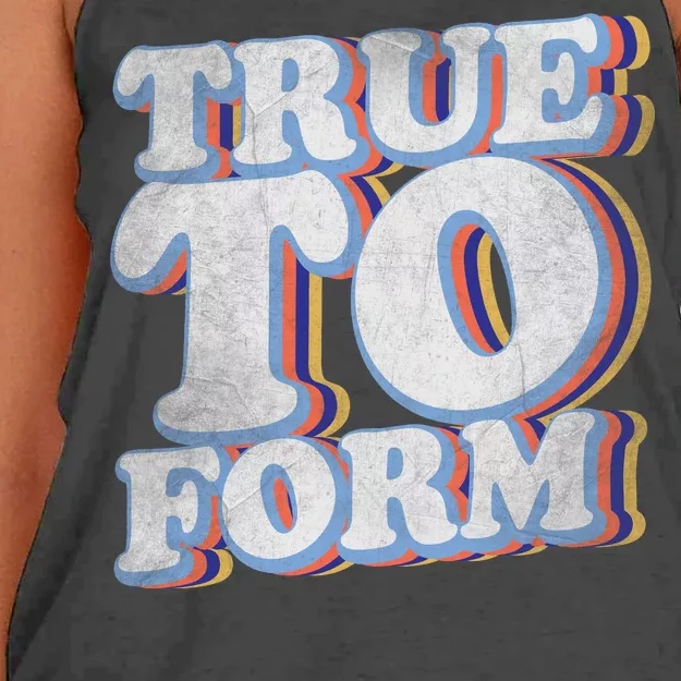 True To Form Retro Beto Women's Knotted Racerback Tank