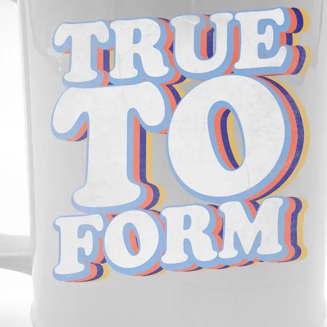 True To Form Retro Beto Front & Back Beer Stein