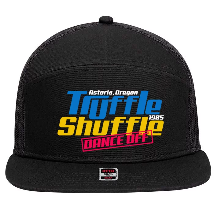 Truffle Shuffle Dance Off 1985 7 Panel Mesh Trucker Snapback Hat