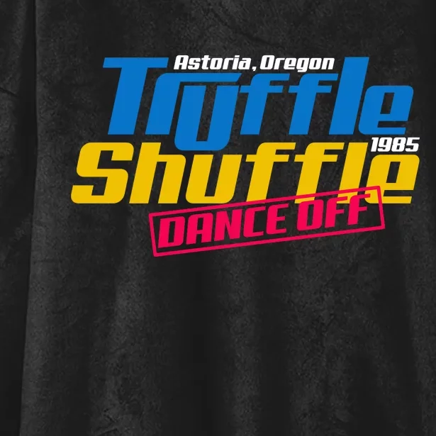 Truffle Shuffle Dance Off 1985 Hooded Wearable Blanket