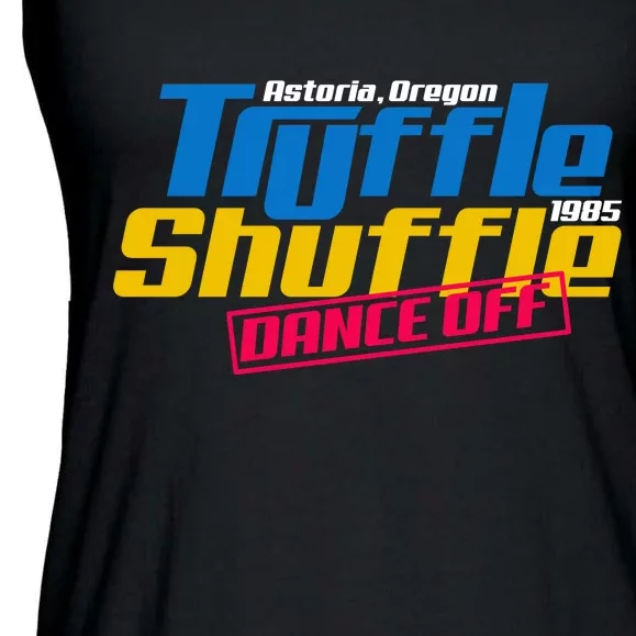 Truffle Shuffle Dance Off 1985 Ladies Essential Flowy Tank