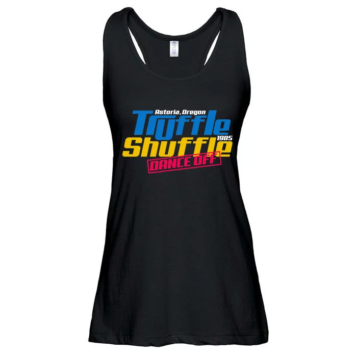 Truffle Shuffle Dance Off 1985 Ladies Essential Flowy Tank