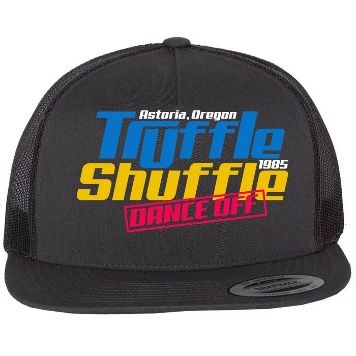 Truffle Shuffle Dance Off 1985 Flat Bill Trucker Hat