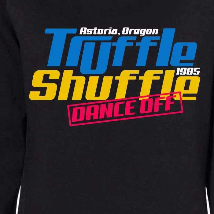 Truffle Shuffle Dance Off 1985 Womens California Wash Sweatshirt