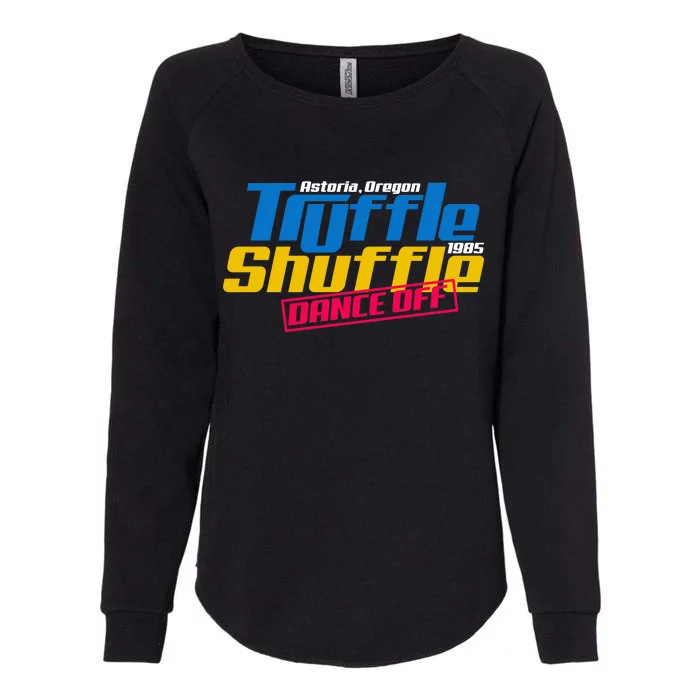 Truffle Shuffle Dance Off 1985 Womens California Wash Sweatshirt