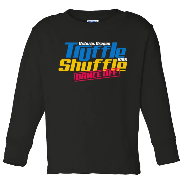 Truffle Shuffle Dance Off 1985 Toddler Long Sleeve Shirt