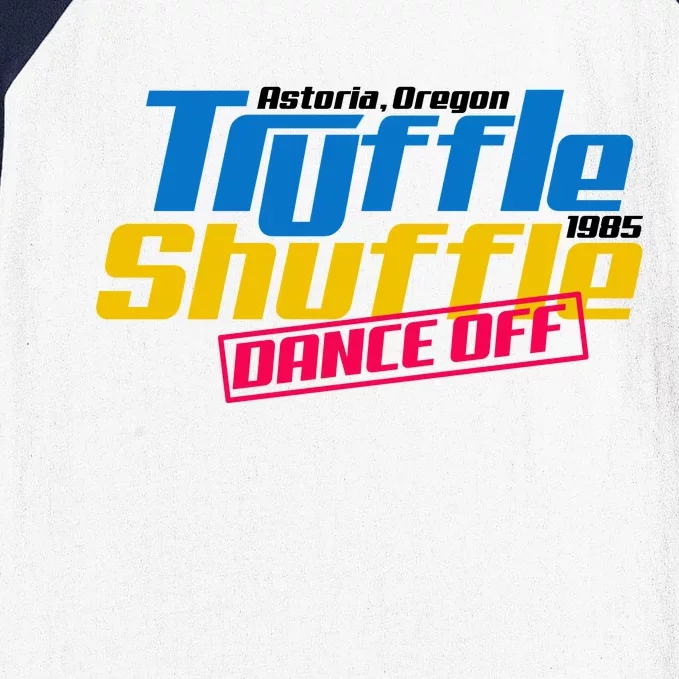 Truffle Shuffle Dance Off 1985 Baseball Sleeve Shirt