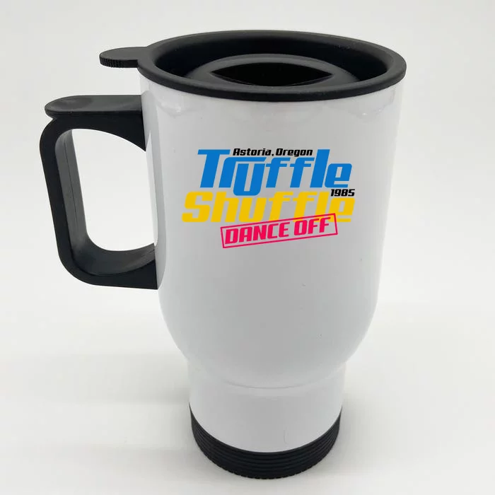 Truffle Shuffle Dance Off 1985 Front & Back Stainless Steel Travel Mug