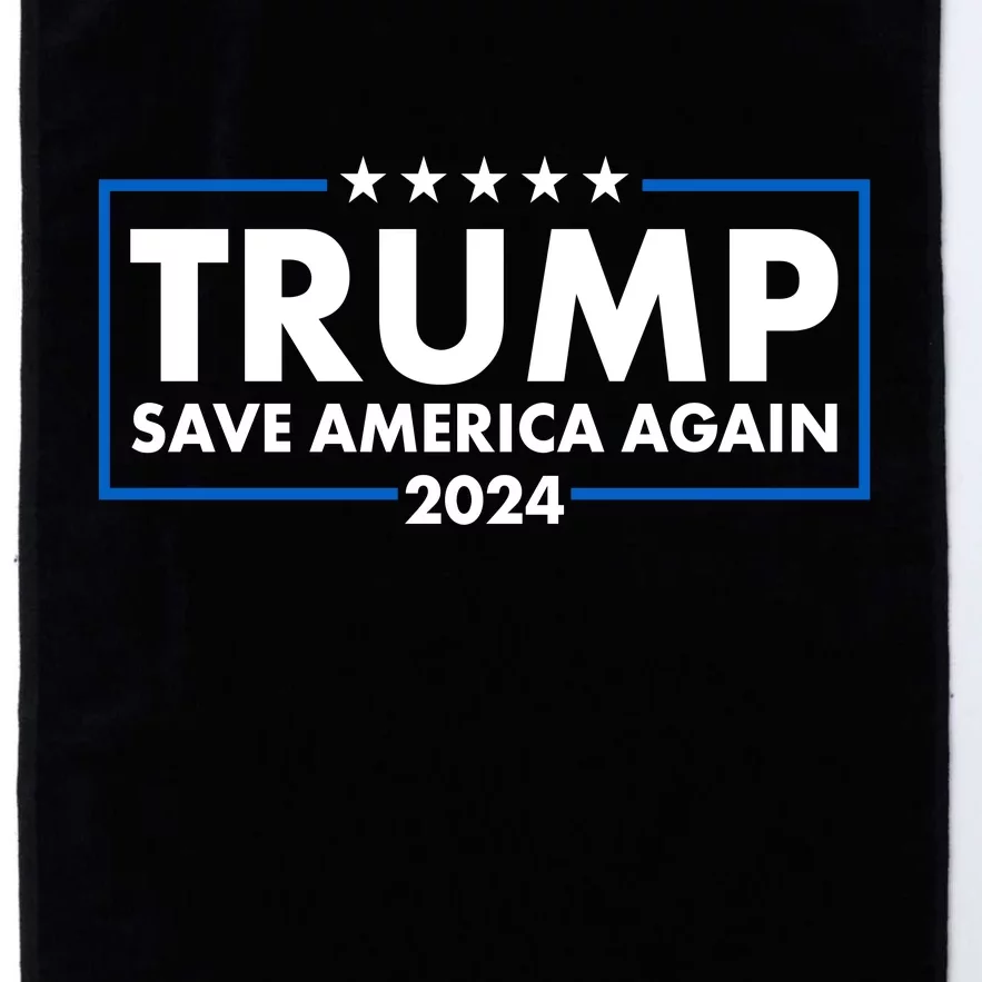 Trumo Save America Again 2024 Election Logo Platinum Collection Golf Towel