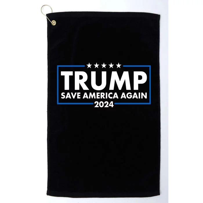 Trumo Save America Again 2024 Election Logo Platinum Collection Golf Towel