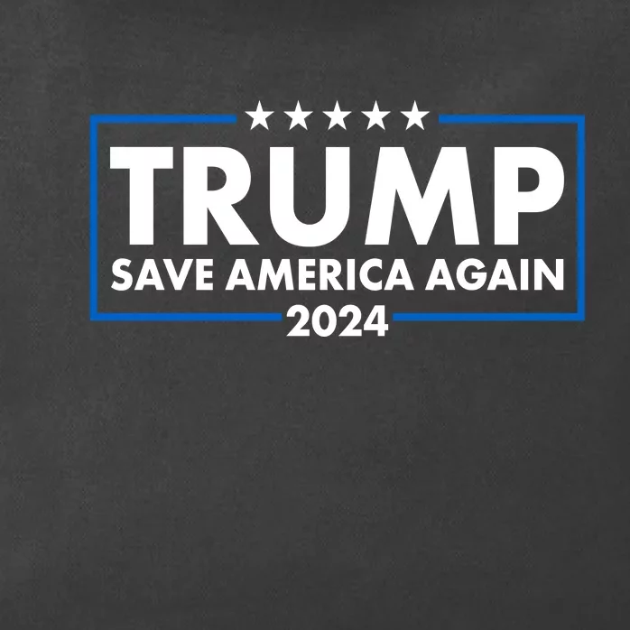 Trumo Save America Again 2024 Election Logo Zip Tote Bag