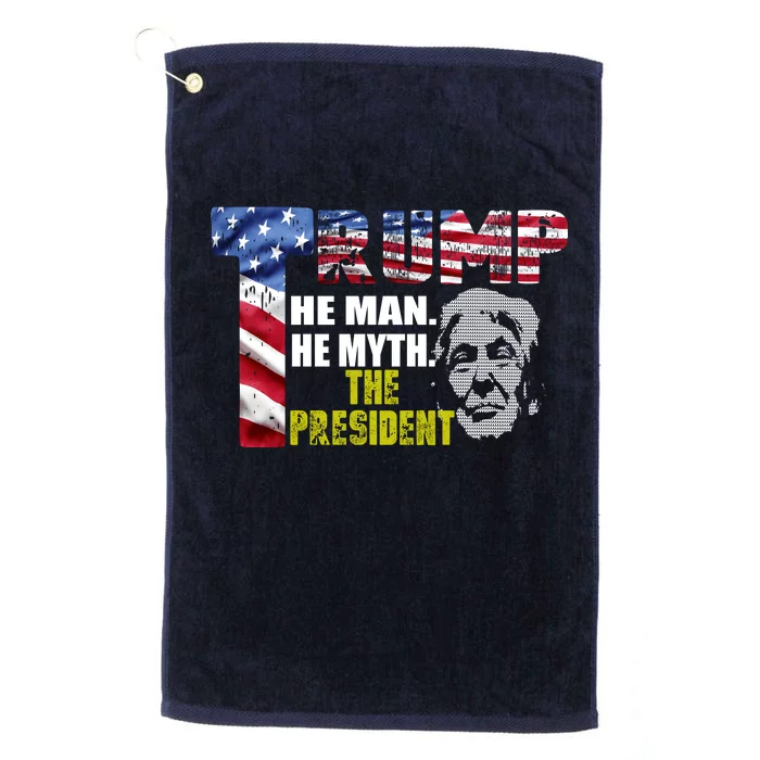 Trump - The Man The Myth The President Platinum Collection Golf Towel