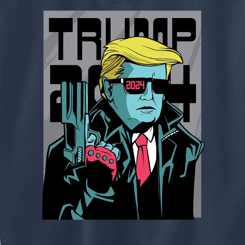 Trump 2024 Comic Kids Sweatshirt