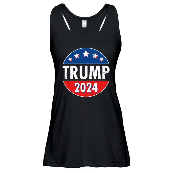 Trump 2024 Election Emblem Ladies Essential Flowy Tank