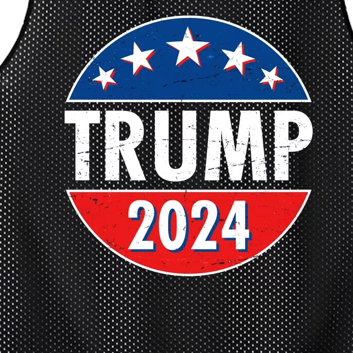 Trump 2024 Election Emblem Mesh Reversible Basketball Jersey Tank